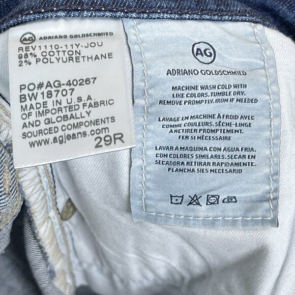 AG Adriano Goldschmied Womens Size 29 The Stilt Skinny Jeans in 11 Years Journey - Picture 9 of 10